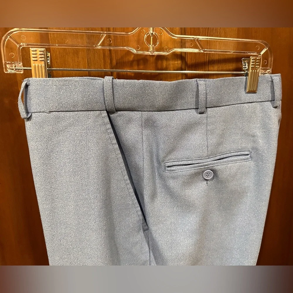 Men's Vintage Polyester Pants by‎ Haband's Fit-Forever 34